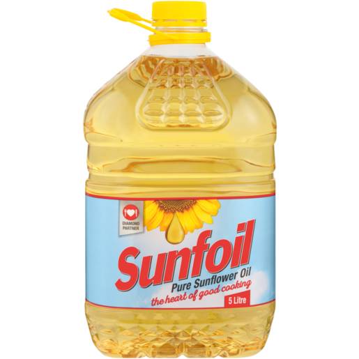 Sunfoil Pure Sunflower Seed Oil 5L